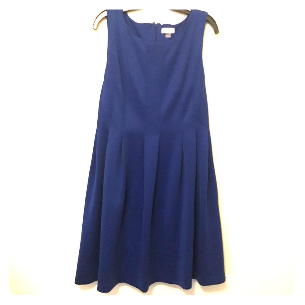 Calvin Klein Sleeveless Seamed Fit-and-Flare Dress